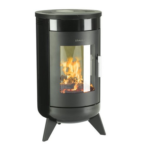 Preisvergleich Produktbild WAMSLER Kaminofen Metropolitan 7 kW, rundes Design