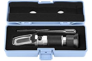 WIFEHELPER Rifrattometro per, Strumenti Portatili per api Rifrattometro per per umidità del 58-90% (Contenuto di Zucchero) Gamma di Scale Brix Misuratore di concentrazione di Bee Keeping
