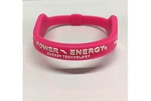 Power Energy Balance Band, Fitness-Armband aus Silikon mit holografischem Motiv, mit natürlichen Mineralien und negativen Ionen angereichert