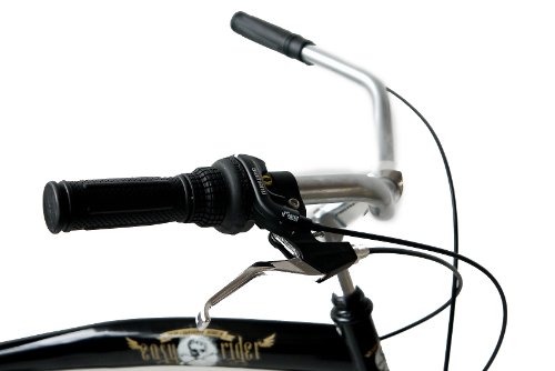 26″ BEACHCRUISER KCP ER 2.0 HERRENFAHRRAD 6 Gang SHIMANO schwarz gold RETRO LOOK – 66,0 cm (26 Zoll) - 7