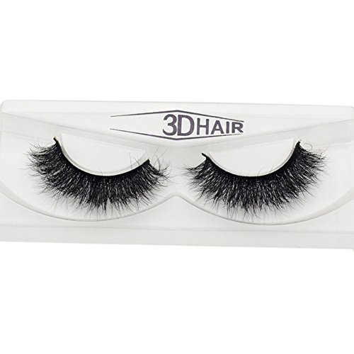 Blue Vessel 1 paar Künstliche 3D Dicke Wimpern Falsche Wimpern Verlängerung Handgefertigt (09)