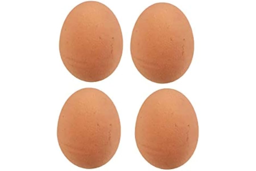 Rubber Hen Nest Egg x 4