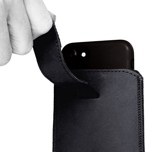 Leder Tasche Pull Tab Universal Smartphone Sleeve HÃ¼lle SchutzhÃ¼lle Case Cover, GrÃ¶ÃŸe:FÃ¼r 4.7 - 5.1 Zoll
