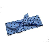Rockabilly Haarband Polka dots Punkte 50er Jahre blau