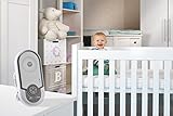 Motorola MBP 16 – Digitales Audio Babyphone mit 1.5 Zoll Display, DECT-Technologie und bis zu 300 Meter Reichweite, weiß - 6