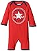 Converse Baby-Boys Core Chest Patch Romper, Red (Casino), 9-12 Months