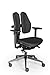 Produktbild Rohde und Grahl duo back® 11 Ergonomischer Bürodrehstuhl Bezug schwarz, mit Armlehnen