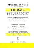 Image de ERTRAGSTEUERRECHT Markierhinweise/Fußgängerpunkte für das Steuerberaterexamen Nr. 494. Rechstand: