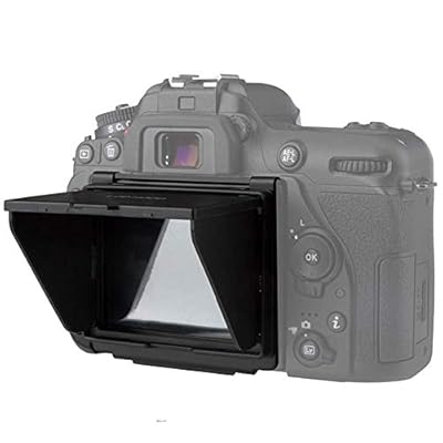 Diyeeni Camera LCD Screen Hood Camera Protective Cover for Nikon D7500 Folding Monitor Sun shade Camera Screen Sun Shield Camera accessory for photography lovers Diyeeni Camera LCD Screen Hood Camera Protective Cover for Nikon D7500 Folding Monitor Sun shade Camera Screen Sun Shield Camera accessory for photography lovers