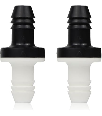Clapets Anti-retour Carburant 12mm En Aluminium | Lot De 2 Avec 4 Pinces à Ressort | Pour Voiture, Moto, Bateau