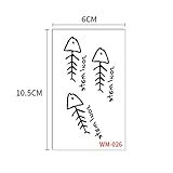 Estas pegatinas para tatuajes vienen en una variedad de diseños y temas para cualquier ocasión. Se puede aplicar a cualquier parte del cuerpo, como tobillos, muñecas, espalda, pecho, brazos, hombros, antebrazos, manos, etc. Hay tipos de diseño lindo, elegante, fresco, sexual, caliente, elegante y salvaje: bodas, noches, festivales de música, fiestas, escuelas, vacaciones, fotos, clubes nocturnos y playas, etc.