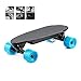 Produktbild WSBBQ Elektrisches Skateboard, elektrisches Longboard mit 7-schichtigem, hartem Ahorndeck, tragbare Longboard-Skateboards für Fahrer, Kinder und Erwachsene