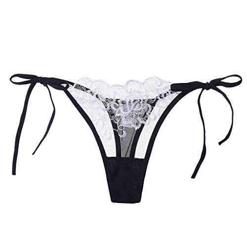 Preisvergleich Produktbild TianWlio Dessous Mode Damen Unterwäsche Unterhosen Unterröcke Negligees Weihnachten Dessous Spitze G-String T-Back Höschen Unterwäsche Tangas Weiß One Size