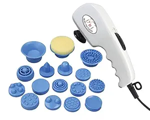NXTPOWER BL-182-PR Pro Massage Apparatus with 17 Attachments (White)