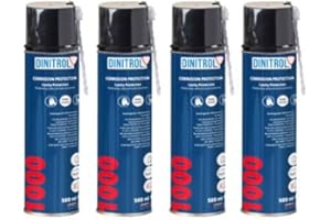 Rejel Dinitrol 1000 Klares Hohlraumwachs, 500 ml, Sprühdose, 4 Stück