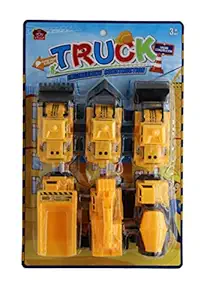 KAS Plastic Team Car Engineering Automobile Construction Car Toys Set for Children Kids Crane Excavator Road Roller Forklift Mixer Truck Transporter Truck Machine Construction Toys.