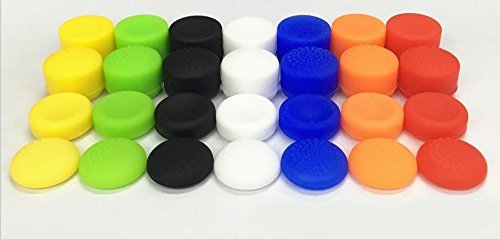 Pack de 8  pcs Analog Controller Gamepad Raised Antislip pulgar stick Grips Thumbsticks Joystick Cap Funda para PS4  PS3  Interruptor Pro  Xbox One  Xbox 360  Wii U  PS2  controlador