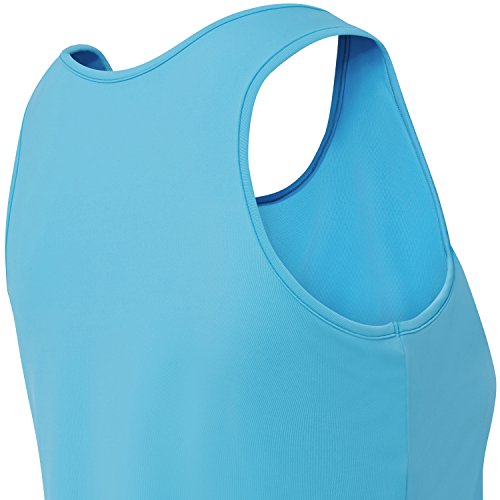 Sportkind Mädchen und Damen Balloon Tennis / Laufen / Fitness Tanktop in hellblau ab Gr. 110 bis XXL - 6