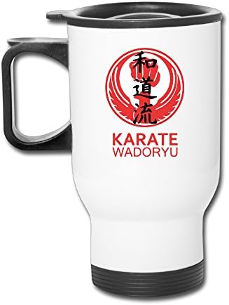Personality Karate Wadoryu Chinese Characters Travel Cups-Travel Mugs.