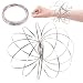 Produktbild IGEMY 11cm Flow Magic Ringe für Kindertag Geschenk, interaktive Cool Toys für Kinder Erwachsene (Silber)