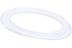 iMeistek 7mm ID x 9mm OD Silicone Tube 2.5m, Clear Flexible Food Grade Hose Air Water Pipe for Pump Transfer,Aquarium