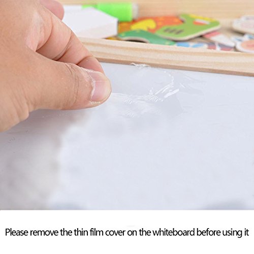 Wooden Writing Board Magnetic Jigsaw - Campus Stlye Puzzle Drawing White Blackboard / Easel Toy Educational Learning Game with Double Side for Kids Boys Girls Children 3 4 5 Years/ Marvellous group reviews Wooden Writing Board Magnetic Jigsaw - Campus Stlye Puzzle Drawing White Blackboard / Easel Toy Educational Learning Game with Double Side for Kids Boys Girls Children 3 4 5 Years/ Marvellous group