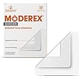 Moderex Border Absorbent Foam Dressing 10x10cm with Adhesive Border for Leg ulcers/Diabetic Foot ulcers/bedsores, Sterile. Adhesive Border is 2.5cm so The Absorbent pad is 5x5cm