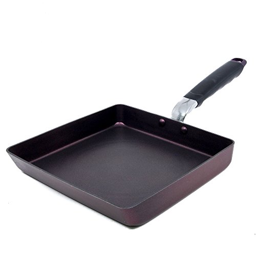 TeChef - Tamagoyaki Japanese Omelette Pan / Egg Pan, Coated with DuPont TeflonÃƒÂ'Ã'Â® Select - Colour Collection / Non-Stick Coating (PFOA Free) / (Large) by TECHEF