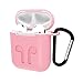 Produktbild steanum AirPods Schutzhüllen-Silikonhülle,Perfekte Passform,Kratzfest, Soft Skin Silikon-Schutz-Hülle für Apple AirPods Case, Rosa