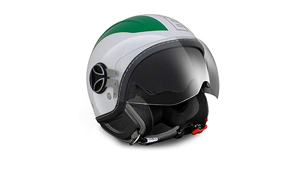 10030080014 CASCO MOMO AVIO PRO ITALIA VERDE/BIANCO/ROSSO 150° DECALC  OUTLINE NERA M lencicol Auto e Moto Moto, accessori e componenti
