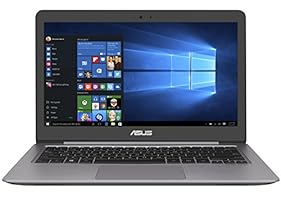 Asus Zenbook UX310UA-FC662T 33,78 cm (13,3 Zoll mattes FHD) Notebook (Intel Core i5-7200U, 16 GB RAM, 256 GB SSD, Intel HD Graphic, Win 10) grau