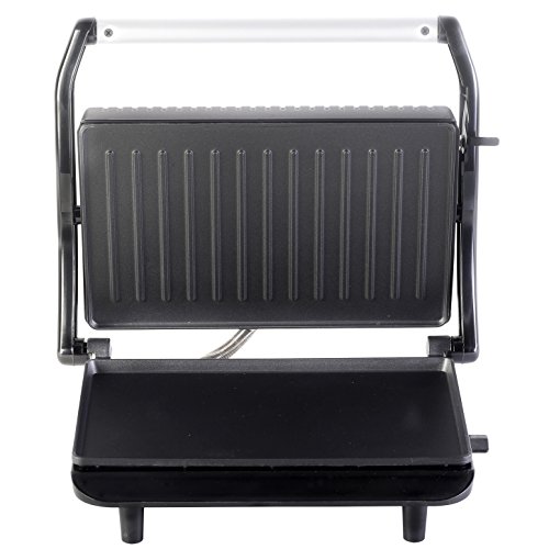 Lifelong LLPM900 900-Watt 2-Slice Panini Grill Sandwich Maker (Panini Maker) (Black/Grey)