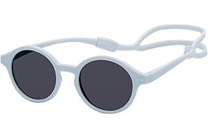 YAMEE Baby Polarized Sunglass With Strap, Adjustable Infant UV400 Protection Sunglasses For Newborn 0-12 Months Boys Girls