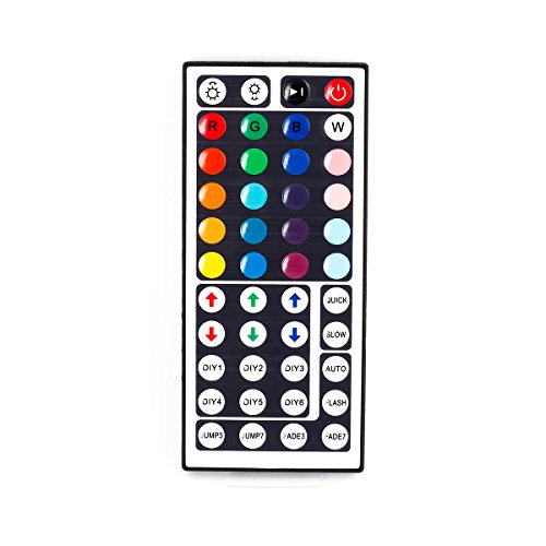 Supernight New 44 Key 2 Connectors Dual Connector Output IR Remote Controller 2A/Channel for RGB LED Light Strip