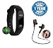 Xiaomi Mi Note 2 - Compatible Certified Intelligence Fitness Band Bluetooth/ heartrate sensor With Sports H850 Jogger Bluetooth 4.1 Wireless Headphone (Talk & Music) (1 Year Warranty) RS.2095.00