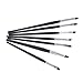 Teenxful 5PCS Acrylic UV Gel Nail Art Salon Pen Flat Brush Kit Dotting Tool
