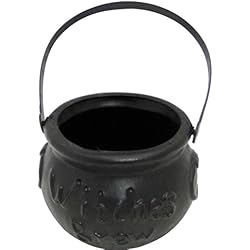 Chaudron de sorcière marmite 26 x 21 x 8 cm Casserole d'Halloween marmite à potion sorcière magicienne chaudron magique tenue de sorcière costume de carnaval accessoire