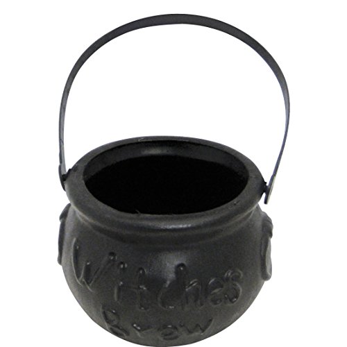 Chaudron de sorcière marmite 26 x 21 x 8 cm Casserole d'Halloween marmite à potion sorcière magicienne chaudron magique tenue de sorcière costume de carnaval accessoire