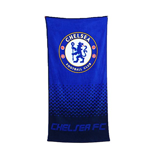 Chelsea FC club de football de plage bleu serviette bain fan fanent officielle