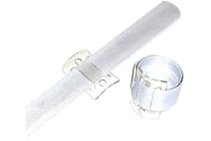 OASIS WEDDING COLLECTION Pack of 6 OASIS® Shimmer Wrap Corsage Accessory Wristlets - white