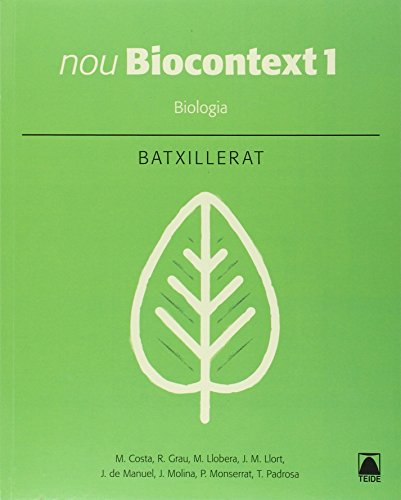 Nou Biocontext 1 Biologiaedició 2016