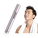 ❤ El sistema de corte rotativo MULTIFUNCIONAL permite que los pelos entren en la punta de la podadora desde la parte superior y también desde los lados, lo cual es muy útil para los pelos sueltos no solo en la nariz sino también en las cejas, la barba y las orejas.