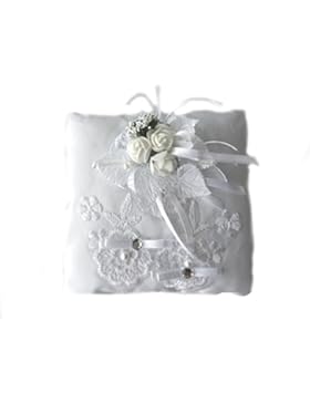 Ringkissen Weiß Hochzeitsaccessoires Kissen für Eheringe Ringe Hochzeit Accessoires