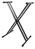 soporte teclado doble segunda mano Capacidad de carga hasta 30 kg, peso: 4,5 kg