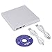 Produktbild Nowakk Schwarz Super Slim USB 2.0 Externe CD + -RW DVD + -RW DVD-RAM-Brenner-Laufwerkschreiber für Laptop-PC-Förderung