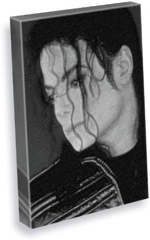MICHAEL JACKSON - Canvas Print (A5 - Signed by the Artist) #js007