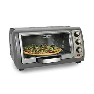 Hamilton Beach 31123D Easy Reach Toaster Oven, Silver