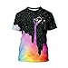 Produktbild squarex Teen Kleinkind Kind Mädchen Jungen Sommer 3D Print T-Shirt Cartoon T-Shirt Kurzarm Tops Casual Graffiti Kleidung Casual Shirt
