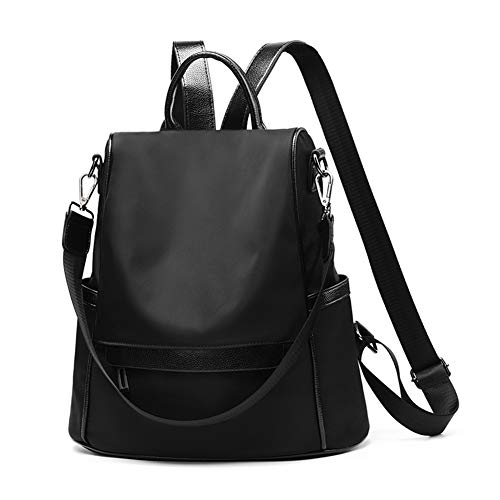 Bolso de mochila para mujer Mochila de nylon antirrobo Bolso de viaje ligero de moda Bolso de hombro escolar