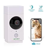 ip camera hd 360 ° Volle HD 1080P Ansicht: Die kabellose Überwachungskamera SV3C überwacht Ihr Zuhause in Full HD 1080P-Auflösung mit einer horizontalen und vertikalen Drehung von 355 ° und 75 °. Nehmen Sie komplette Panoramaszenen ohne blinde Räume auf. Genießen Sie flüssiges und kristallklares Live-Feed auf Ihrem Telefon, Tablet und PC